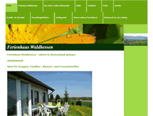 Tablet Screenshot of ferienhaus-waldhessen.de